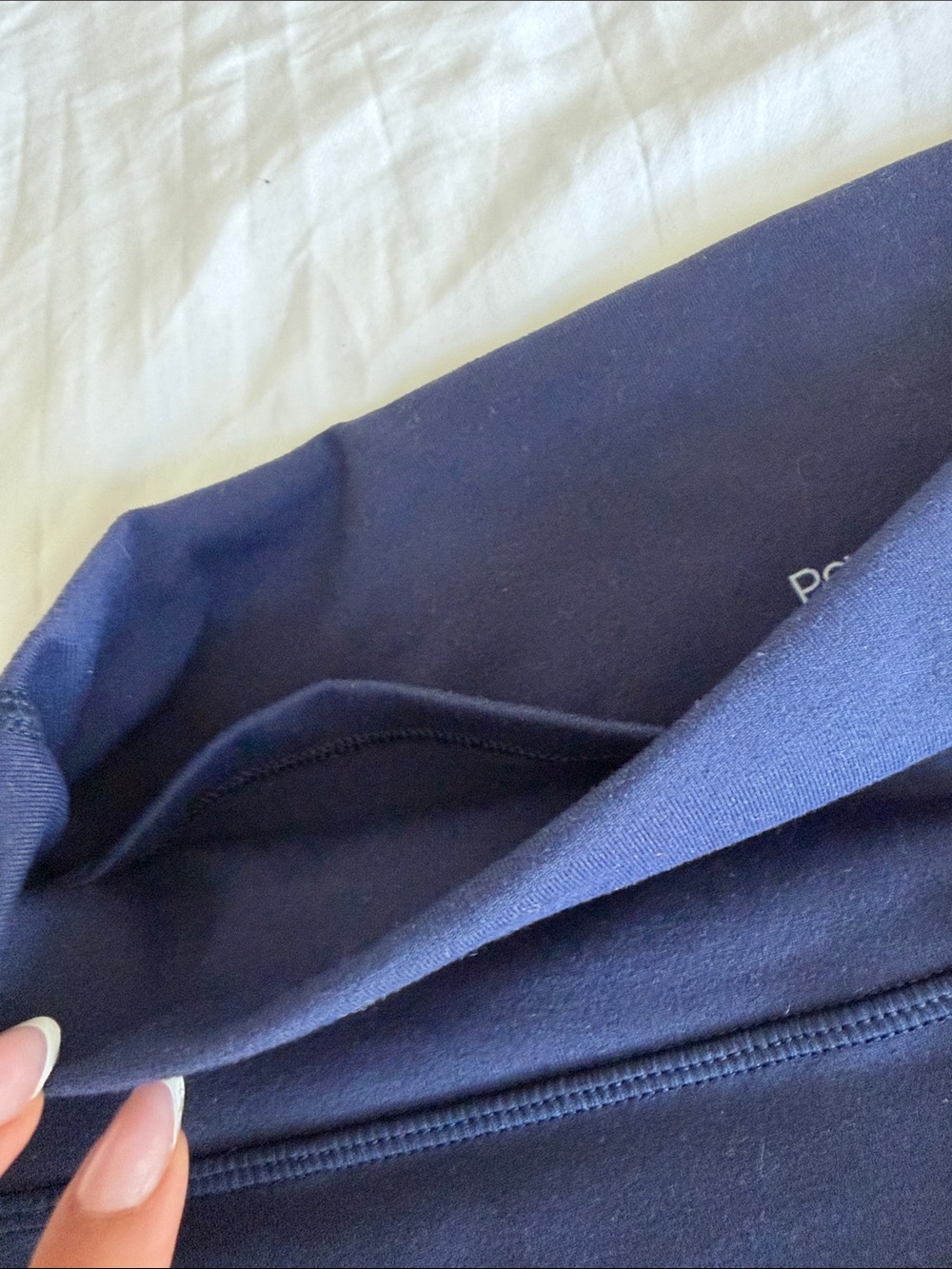 Fabletic’s Define Power Hold High Waisted Leggings in Deep Navy - Picture 5 of 8